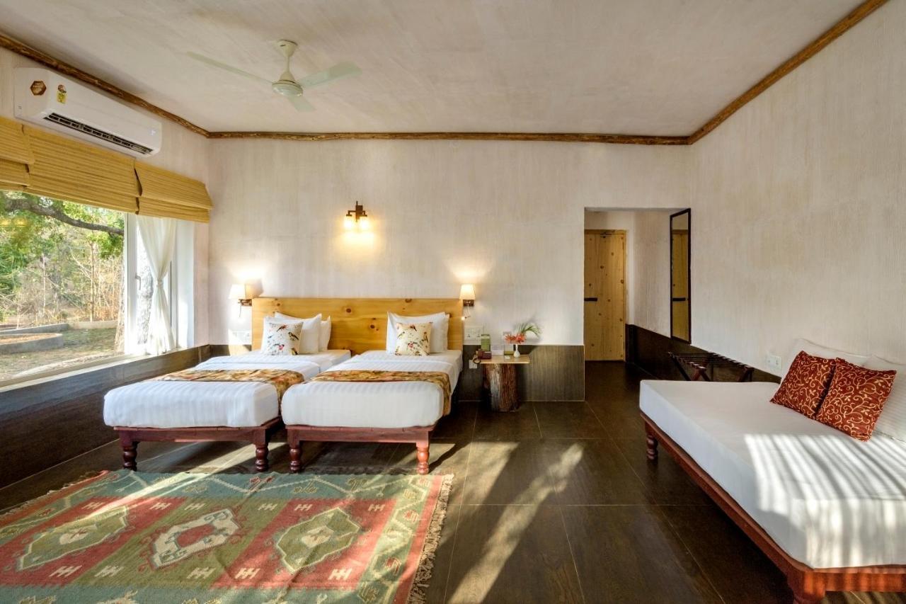 The Riverwood Forest Retreat Pench Khawāsa Exteriör bild